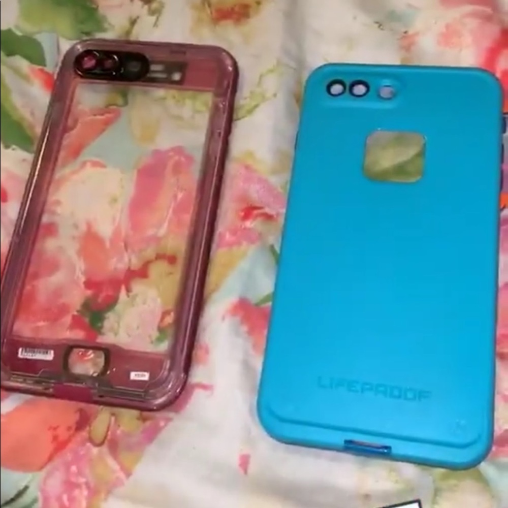 Blue lifeproof fits iPhone 7plus